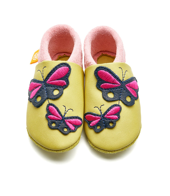 Orangenkinder Lederfinken Zitronella der Schmetterling