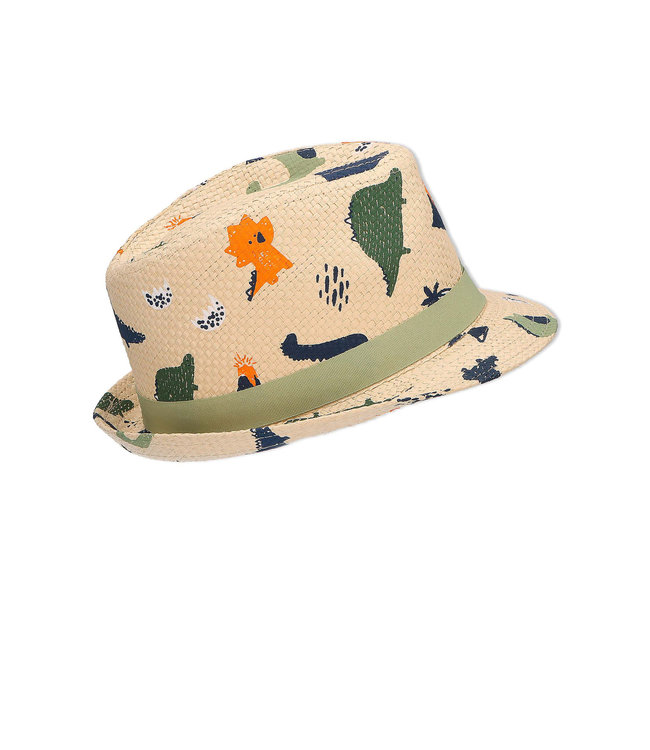 Sterntaler Jungen Strohhut Dinos