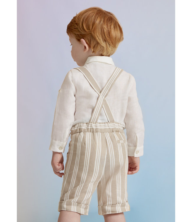 Abel & Lula Baby Jungen Tauf-Set Leinen