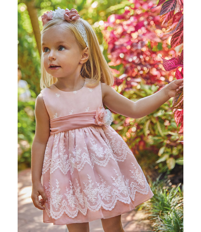 Abel & Lula Baby Festkleid Organza rosa