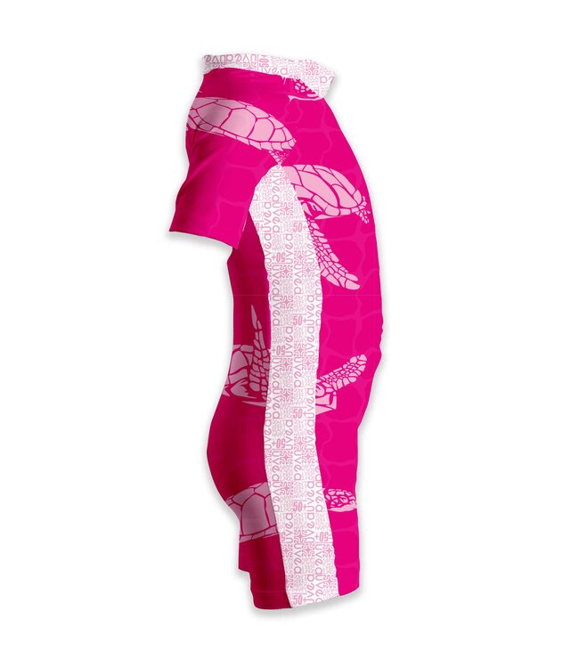 Uvea Kinder Badeanzug Monaco galapagos rose