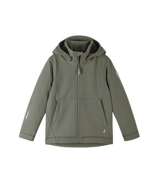 Reima tec Kinder Softshelljacke Koivula Greyish green