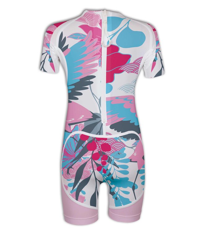 Uvea Kinder UPF 80 Badeanzug Manly aloha rose