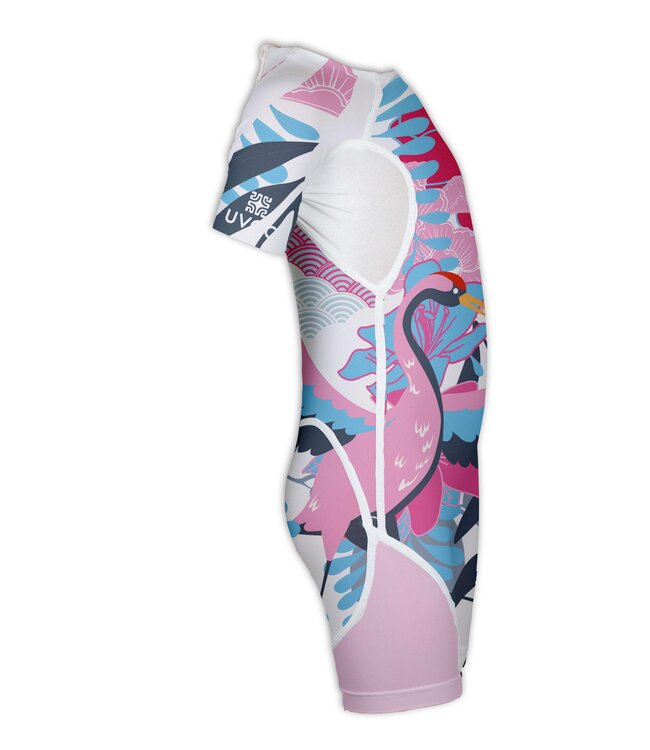 Uvea Kinder UPF 80 Badeanzug Manly aloha rose