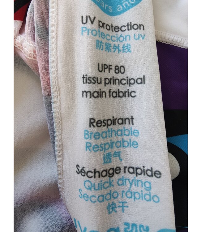 Uvea Kinder UPF 80 Badeshirt Indiana grey clown