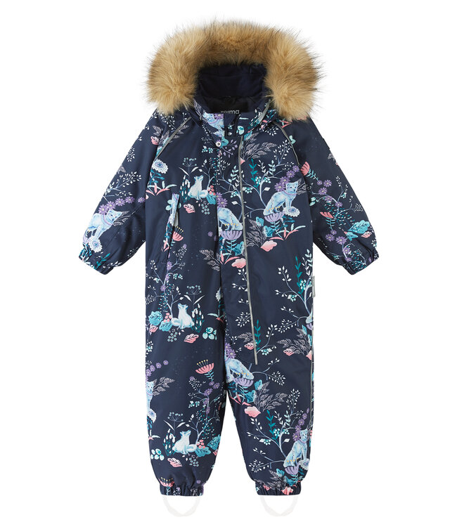 Reima tec Kleinkinder Schneeanzug Lappi Navy girl