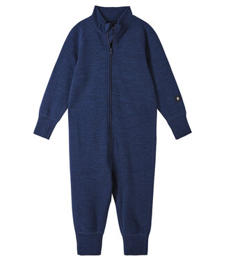 Reima Kleinkinder Woll-Strickoverall Parvin Navy