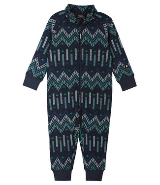 Reima Kleinkinder Fleeceoverall Myytti Navy