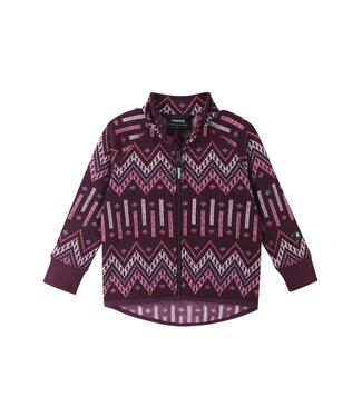 Reima Kleinkinder Fleecejacke Ornament Deep purple