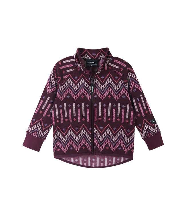 Reima Kleinkinder Fleecejacke Ornament Deep purple