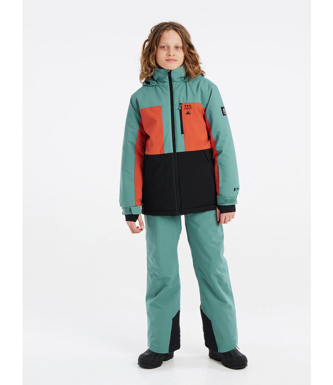 Protest Kinder Skijacke PRTBUZZERD Atlantic Green