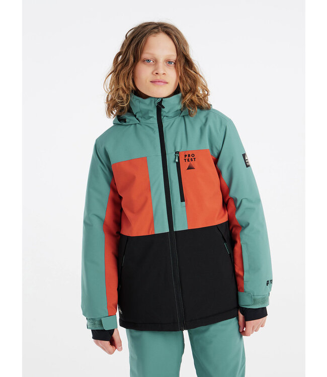 Protest Kinder Skijacke PRTBUZZERD Atlantic Green