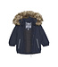 Color Kids Kleinkinder Winterjacke Fake Fur Total Eclipse