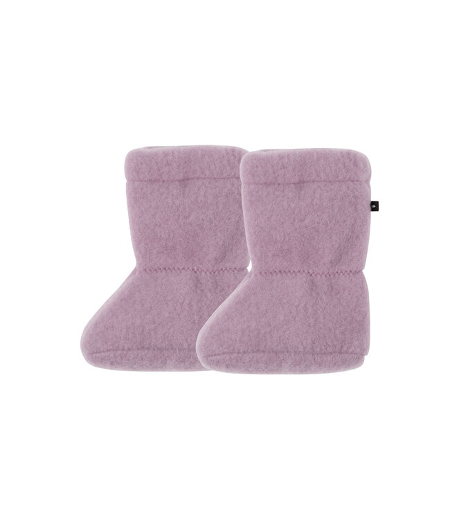 Pure Pure Baby Schühchen Fleece mauve