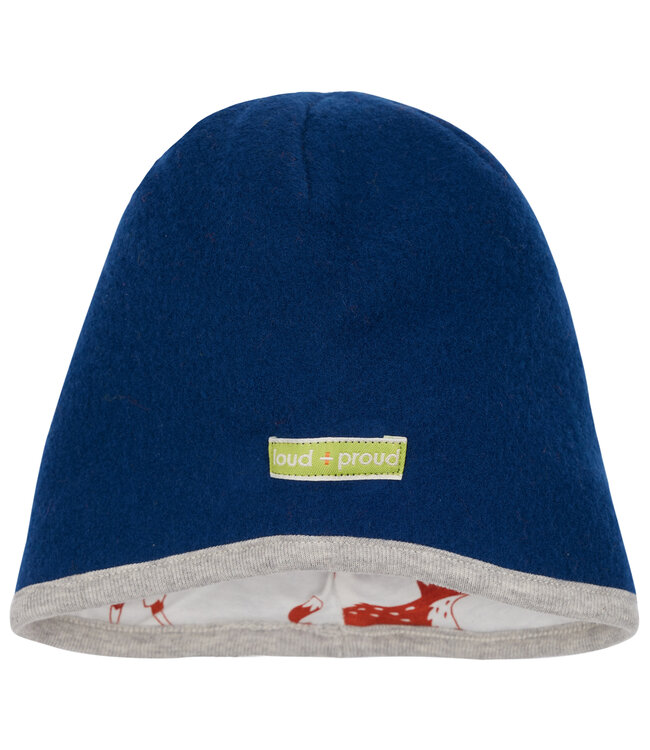 Loud and Proud Mütze Wollfleece Ultramarine