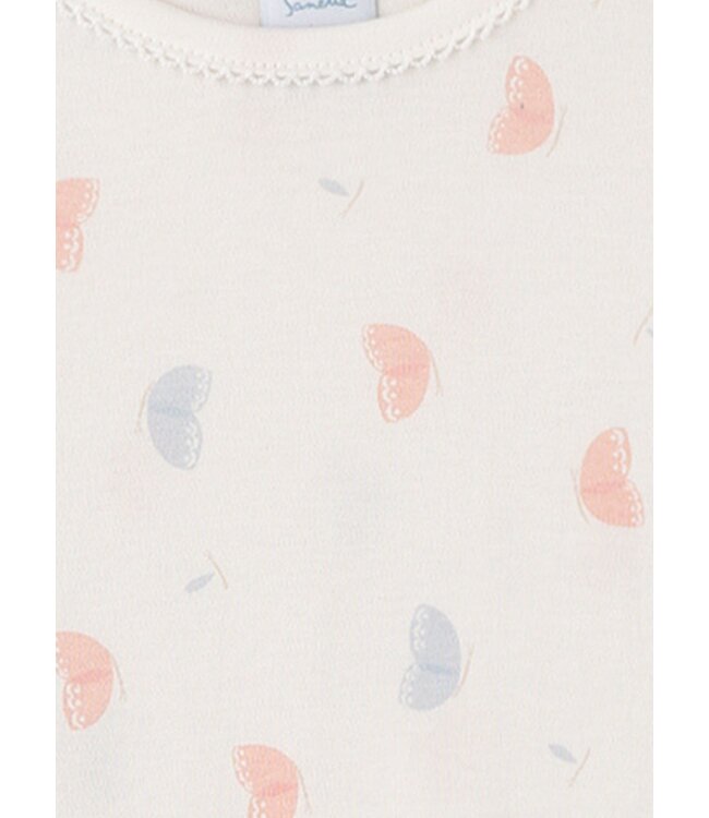 Sanetta Mädchen Nachthemd kurz Blüten-Alloverprint