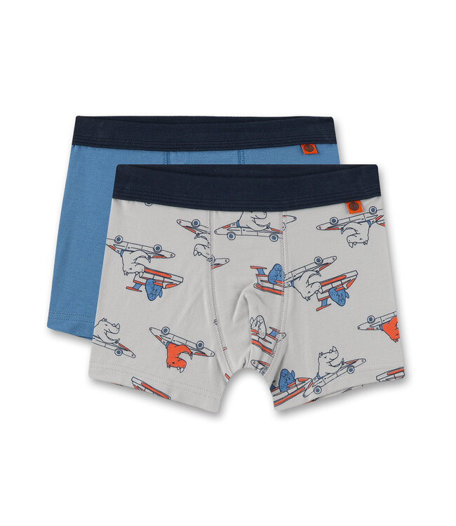 Sanetta Jungen-Shorts (Doppelpack) Rhino Allover