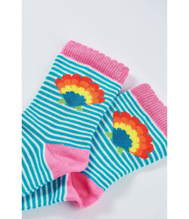 Frugi Kleinkinder Socken 3er Pack Whale Multipack