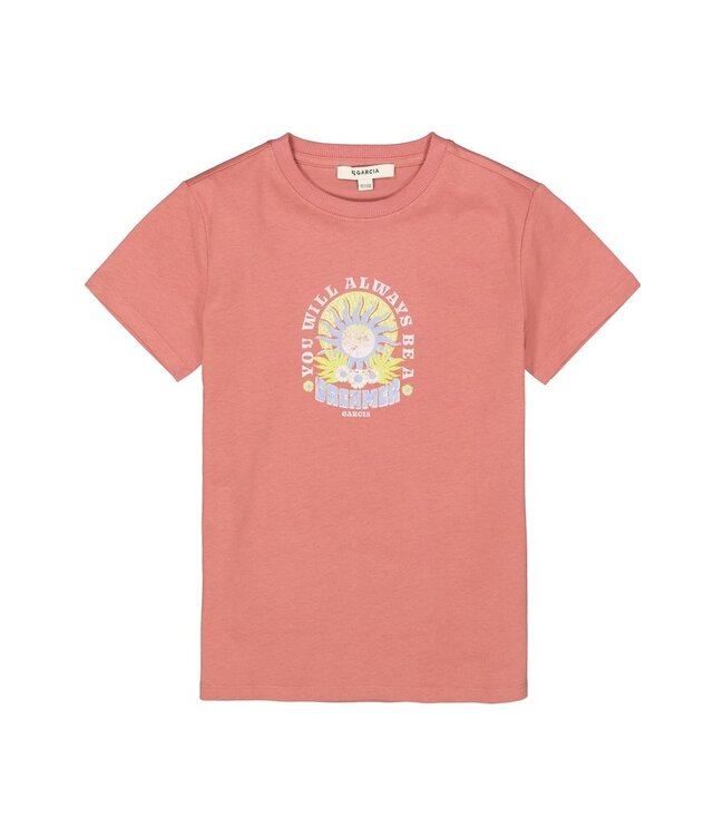 Garcia Mädchen T-Shirt washed terra