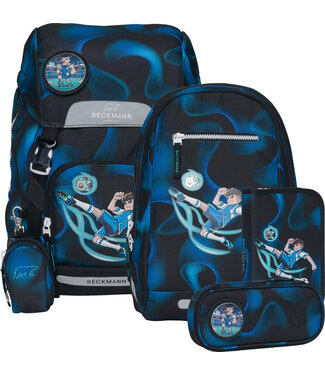 Beckmann Schulrucksack Classic  6-teiliges Set Magic League