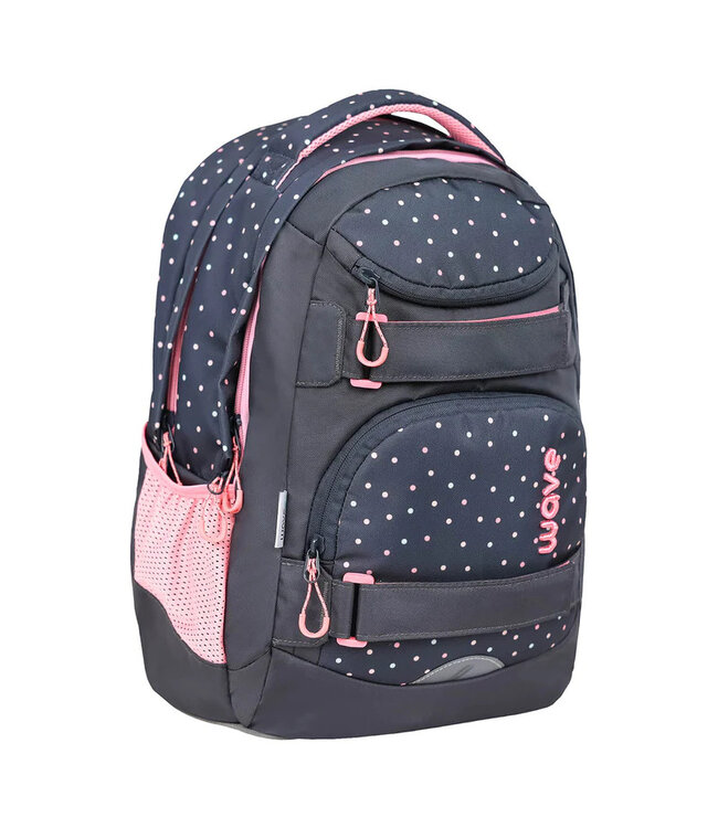 Belmil Wave Infinity Move Schulrucksack Dots Pinky