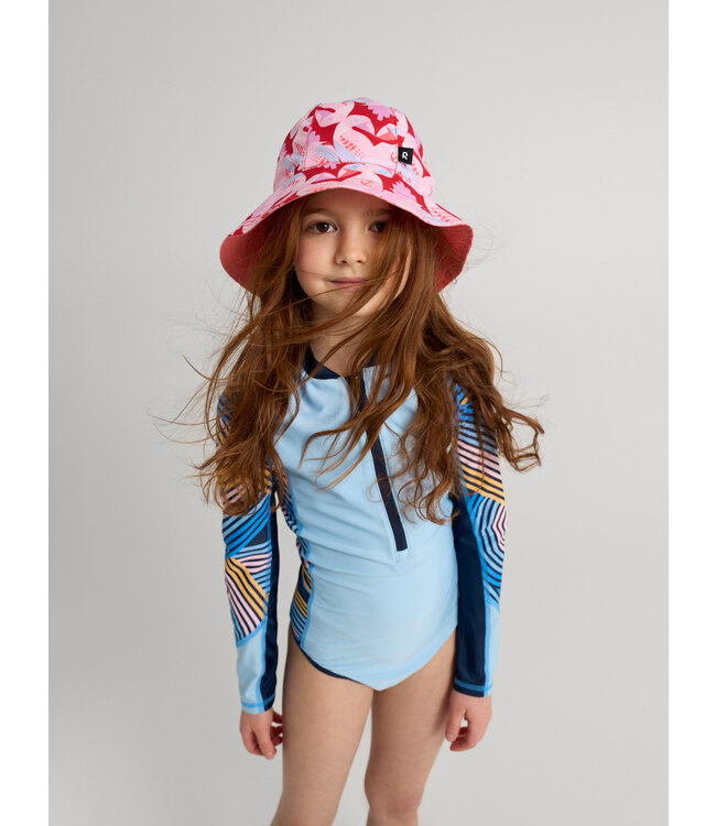Reima Kinder Sonnenschutz Hut Viiri Misty Red