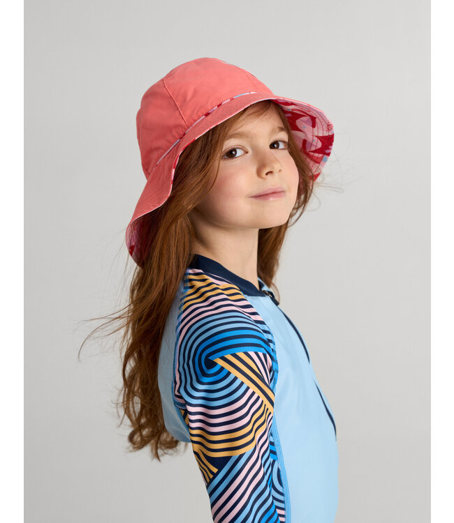 Reima Kinder Sonnenschutz Hut Viiri Misty Red