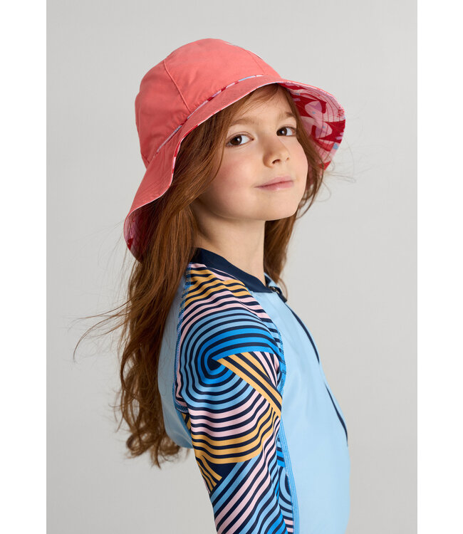 Reima Kinder Sonnenschutz Hut Viiri Misty Red