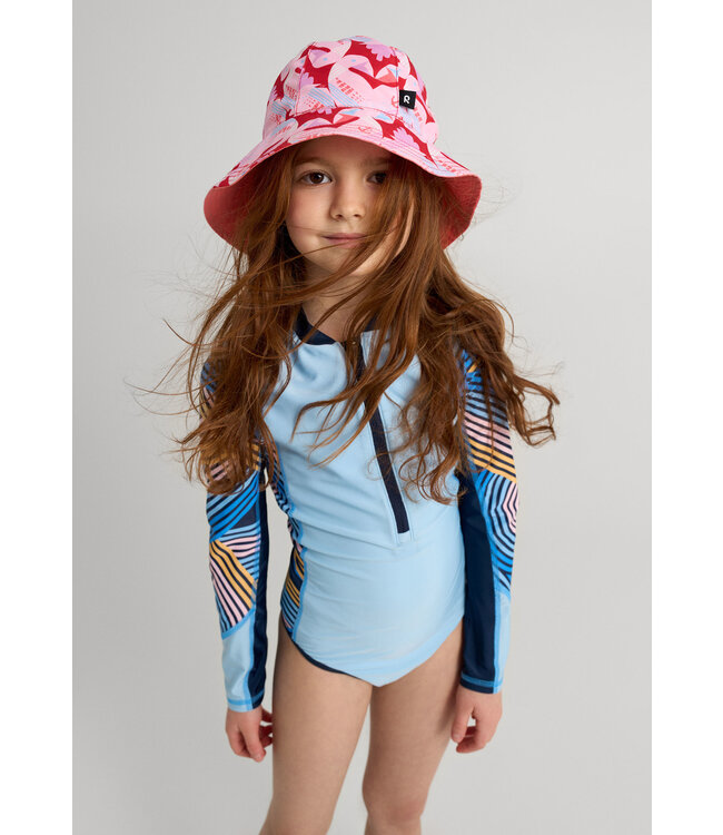 Reima Kinder Sonnenschutz Hut Viiri Misty Red