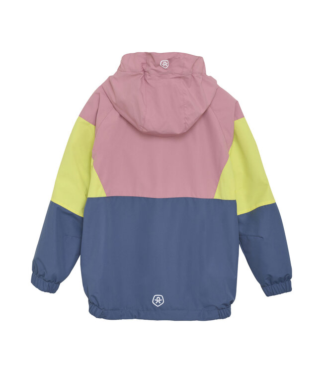 Color Kids Regenjacke Colorblock Foxglove