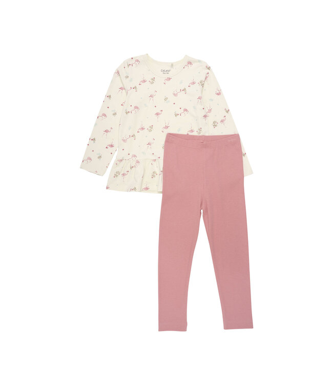 CeLaVi Kinder Bambus Pyjama Brandied Apricot