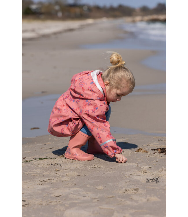 CeLaVi Mädchen Regenjacke Slate Rose