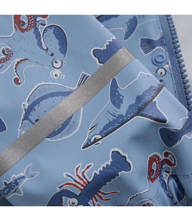 CeLaVi Jungen Regenjacke Federal Blue