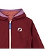 Finkid wendbare Regenjacke Muutuva cranberry/valerian