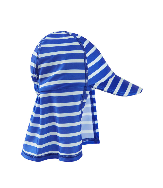 Frugi Bademütze UV50+ Legionnaires Blue Tang Stripe