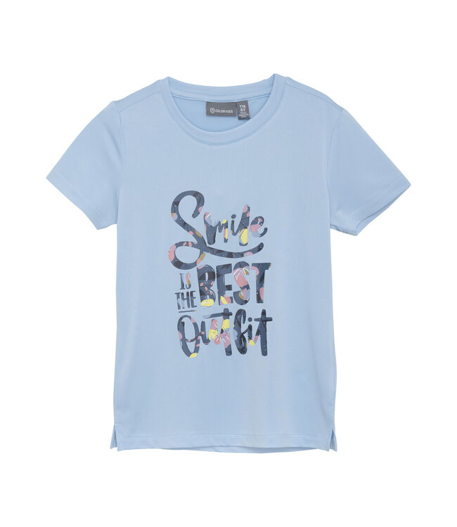 Color Kids Sport T-Shirt Clear Sky