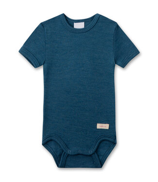 Sanetta Merino/Seide Body uni blau