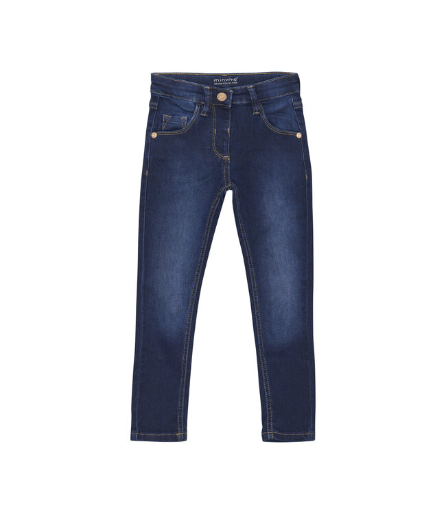 Minymo Mädchen Jeans Strech Dark Blue Denim