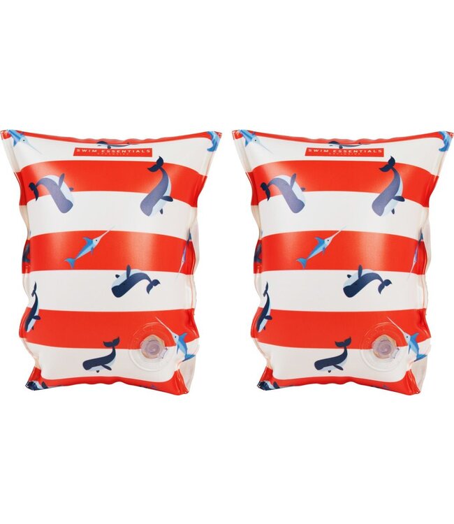 Swim Essentials Schwimmflügel 0-2 Jahre Red White Whale