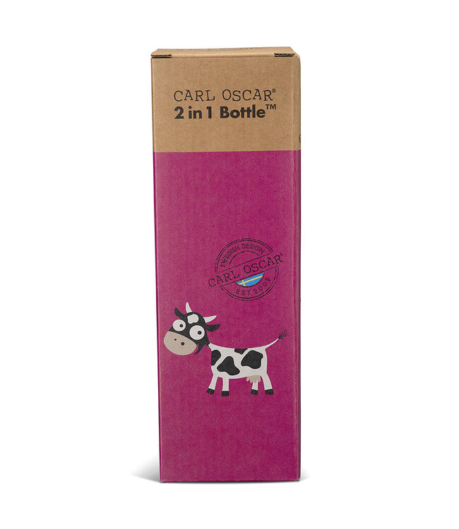 Carl Oscar Wasserflasche 2in1 Kuh
