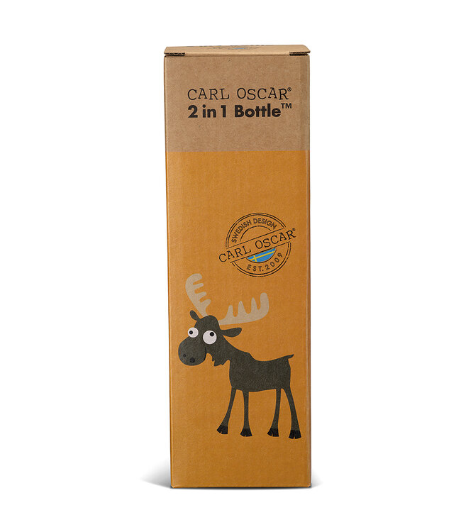 Carl Oscar Wasserflasche 2in1 Elch
