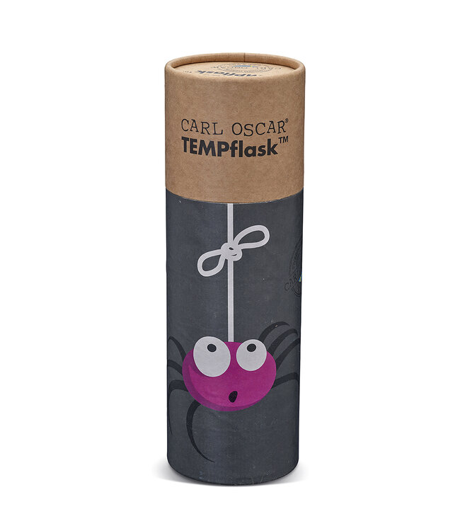 Carl Oscar Trinkflasche Edelstahl TEMPflask™ 0,35 l Spinne