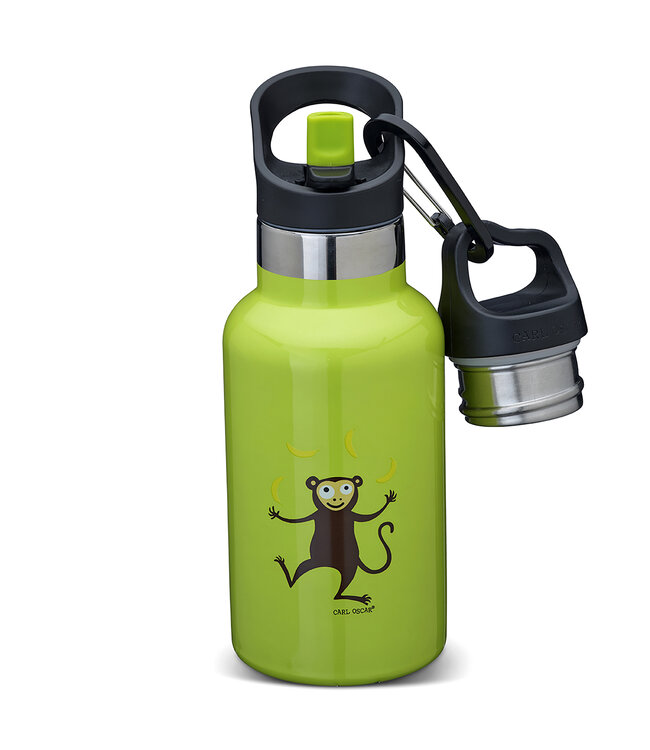 Carl Oscar Trinkflasche Edelstahl TEMPflask™ 0,35 l Affe