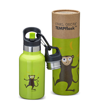 Carl Oscar Trinkflasche Edelstahl TEMPflask™ 0,35 l Affe