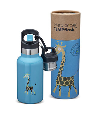Carl Oscar Trinkflasche Edelstahl TEMPflask™ 0,35 l Giraffe