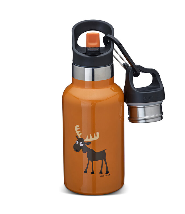 Carl Oscar Trinkflasche Edelstahl TEMPflask™ 0,35 l Elch