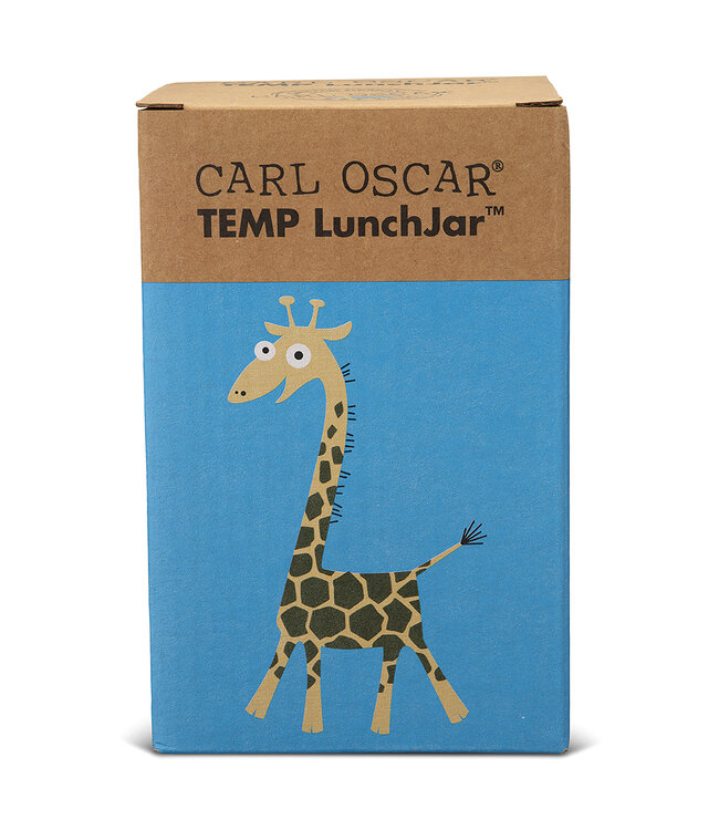 Carl Oscar Brotdose Edelstahl TEMP LunchJar™ Giraffe