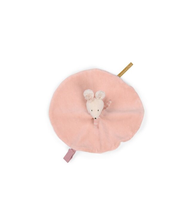 Moulin Roty Kuscheltuch mit Nuggihalter Maus