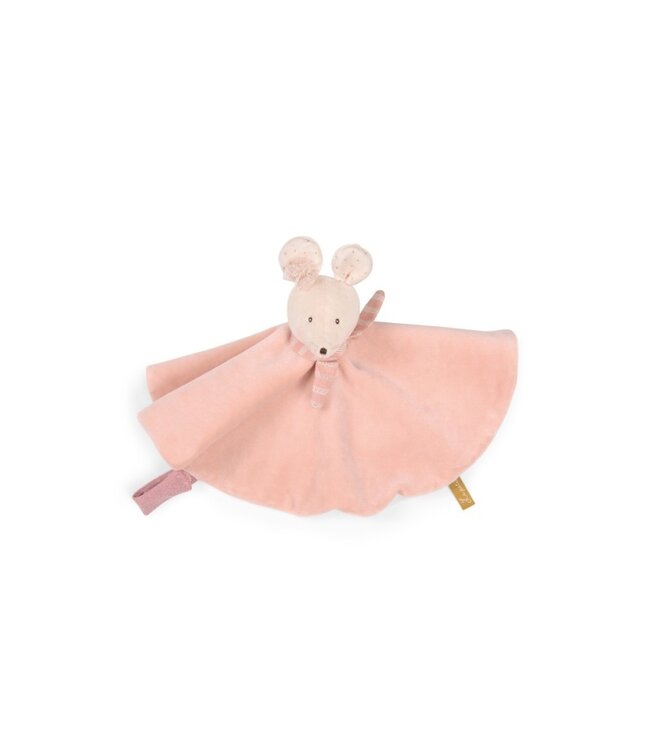 Moulin Roty Kuscheltuch mit Nuggihalter Maus