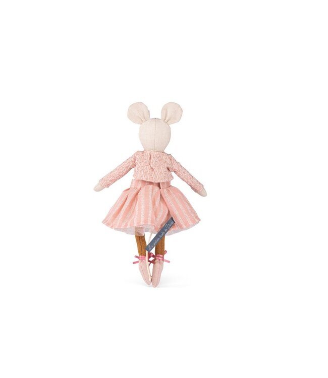 Moulin Roty Stofftier kleine Maus Rose